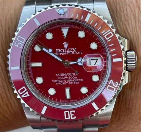 best rolex submariner color|rolex red submariner for sale.